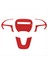 Jeep Dodge Charger Için Kırmızı Direksiyon Simidi Kılıfı Döşemesi (Yurt Dışından) 1
