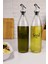 Vetro 2'li Zeytinyağı ve Sıvıyağ Şişesi Yağdanlık 1000 ml SH-003 1