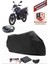 Bajaj Discover 150 S Siyah Arka Çanta Uyumlu Motorsiket Brandası Motor Örtüsü Çadır Su Geçirmez Motosiklet Kılıfı Motor Brandası 1