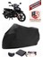 Stmax Mega 50 Motor Brandası Siyah Motorsiket Brandası Motor Örtüsü Çadır Su Geçirmez Motosiklet Kılıfı Motor Brandası 1