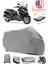 Aprilia Atlantic 500 Sprint Gri Motorsiket Brandası Motor Örtüsü Çadır Su Geçirmez Motosiklet Kılıfı Motor Brandası 1