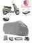 Vespa Gtv Arka Çanta Uyumlu (Gri) Motorsiket Brandası Motor Örtüsü Çadır Su Geçirmez Motosiklet Kılıfı Motor Brandası 1