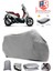 Piaggio Beverly 200 Motor Brandası Gri Motorsiket Brandası Motor Örtüsü Çadır Su Geçirmez Motosiklet Kılıfı Motor Brandası 1