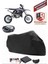 Yamaha Yz 65 Siyah Arka Çanta Uyumlu Motorsiket Brandası Motor Örtüsü Çadır Su Geçirmez Motosiklet Kılıfı Motor Brandası 1