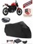 Ducati Monster 937 Siyah Arka Çanta Uyumlu Motorsiket Brandası Motor Örtüsü Çadır Su Geçirmez Motosiklet Kılıfı Motor Brandası 1