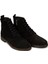 Kadın Hakiki Süet Siyah Bot - N0118ZSYHC01 4