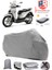 Aprilia Scarabeo 100 Gri Motorsiket Brandası Motor Örtüsü Çadır Su Geçirmez Motosiklet Kılıfı Motor Brandası 1