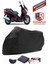 Suzuki Burgman Uh 200 Motor Brandası Siyah Motorsiket Brandası Motor Örtüsü Çadır Su Geçirmez Motosiklet Kılıfı Motor Brandası 1