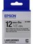 Epson Lk-5tbn Şeffaf Üzeri Siyah 18MM 9metre Etiket 1