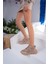 Georgi Kadın Nude Taş Detay Sneakers 2