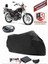 Kanuni Seyhan 251C Siyah Arka Çanta Uyumlu Motorsiket Brandası Motor Örtüsü Çadır Su Geçirmez Motosiklet Kılıfı Motor Brandası 1