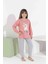Kız Çocuk Pamuklu Uzun Kollu Köpek Baskılı Pijama 8408S 1