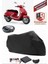 Dorado Akida Scooter 125 Siyah Arka Çanta Uyumlu Motorsiket Brandası Motor Örtüsü Çadır Su Geçirmez Motosiklet Kılıfı Motor Brandası 1