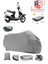 Yuki Active 125 Motor Brandası Gri Arka Çanta Uyumlu Motorsiket Brandası Motor Örtüsü Çadır Su Geçirmez Motosiklet Kılıfı Motor Brandası 1