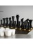 Modern Minimalist Tasarım Satranç Taşları Seti | 3D Baskı | Pla Malzeme | Tam Iki Takım 1
