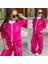 Kız Çocuk Şardonlu Fuşya Eşofman Takımı – Fermuarlı Spor Tarz 43122 3
