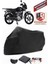 Rmg Moto Gusto Ranger 150 Motor Brandası Siyah Motorsiket Brandası Motor Örtüsü Çadır Su Geçirmez Motosiklet Kılıfı Motor Brandası 1