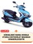 Rks Blazer 50 Xr Motor Brandası Gri Arka Çanta Uyumlu Motorsiket Brandası Motor Örtüsü Çadır Su Geçirmez Motosiklet Kılıfı Motor Brandası 2