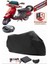 Honda Kinetic Dx Siyah Arka Çanta Uyumlu Motorsiket Brandası Motor Örtüsü Çadır Su Geçirmez Motosiklet Kılıfı Motor Brandası 1