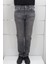 Fistan Store Erkek Gri Yüksek Bel Rahat Kesim Boru Paça Jean Pantolon 1