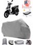 Sym Jet 4 125 Motor Brandası Gri Motorsiket Brandası Motor Örtüsü Çadır Su Geçirmez Motosiklet Kılıfı Motor Brandası 1