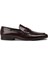 Erkek Bordo Hakiki Deri Loafer Ayakkabı - 01988MBRDC01 1