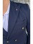 Erkek Kruvaze Slim Fit Blazer Ceket 2