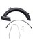 Arka Çamurluk Aksesuarları Mudguard Destek Braket Onarım Kitleri Segway Ninebot Max G30 /G30 Lp Elektrikli Scooter Parçaları (Yurt Dışından) 2