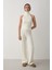 Ekru Kolsuz Bluz Pantolon Takım - 3009 7