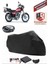 Kuba KB150T-B Siyah Arka Çanta Uyumlu Motorsiket Brandası Motor Örtüsü Çadır Su Geçirmez Motosiklet Kılıfı Motor Brandası 1