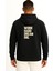 Kapüşonlu Çok Çalış Hayaller Büyük Cep ve Sırt Tasarımlı Unisex Sweatshirt 2