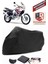 Honda Xrv 750 Africa Twin Motor Brandası Siyah Motorsiket Brandası Motor Örtüsü Çadır Su Geçirmez Motosiklet Kılıfı Motor Brandası 1