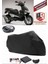 Gilera Runner Vxr 200 Siyah Arka Çanta Uyumlu Motorsiket Brandası Motor Örtüsü Çadır Su Geçirmez Motosiklet Kılıfı Motor Brandası 1