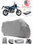 Suzuki DR-Z4SM Motor Brandası Gri Motorsiket Brandası Motor Örtüsü Çadır Su Geçirmez Motosiklet Kılıfı Motor Brandası 1