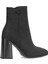 25K137 Kadın Topuklu Bot Siyah 4