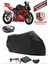 Honda Cbr 900 Rr Siyah Arka Çanta Uyumlu Motorsiket Brandası Motor Örtüsü Çadır Su Geçirmez Motosiklet Kılıfı Motor Brandası 1