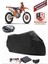 Ktm 350 Exc-F Motor Brandası Siyah Arka Çanta Uyumlu Motorsiket Brandası Motor Örtüsü Çadır Su Geçirmez Motosiklet Kılıfı Motor Brandası 1
