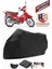 Falcon Magic 100 Siyah Motorsiket Brandası Motor Örtüsü Çadır Su Geçirmez Motosiklet Kılıfı Motor Brandası 1