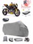 Benelli Tnt Cafe Racer Arka Çanta Uyumlu (Gri) Motorsiket Brandası Motor Örtüsü Çadır Su Geçirmez Motosiklet Kılıfı Motor Brandası 1