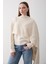 Taş Atkı Detaylı Triko Kazak - 98073 6