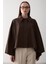 Kahverengi Pelerin Model Trençkot - 7603 8