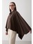 Kahverengi Pelerin Model Trençkot - 7603 10
