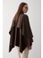 Kahverengi Pelerin Model Trençkot - 7603 11