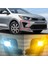 Kia Rıo 2022 2023 Için Araç Ön Tampon Gündüz Farları LED Sis Lambası Kapağı Sarı Sinyal Lambası Gündüz Işığı (Yurt Dışından) 4