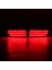 LED Sol+Sağ Arka Stop Lambası Tampon Fren Lambası Reflektörü Sis Lambası Kırmızı (Yurt Dışından) 3