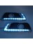 Chevy Malibu 2012-2015 Için LED Gündüz Farları Sis Lambası Sinyal Lambası, 3 Renk Beyaz + Sarı + Mavi Işık (Yurt Dışından) 4