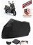 Kymco Dtx 250 Motor Brandası Siyah Motorsiket Brandası Motor Örtüsü Çadır Su Geçirmez Motosiklet Kılıfı Motor Brandası 1