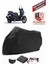 Yamaha X-Max 400 Abs Siyah Motorsiket Brandası Motor Örtüsü Çadır Su Geçirmez Motosiklet Kılıfı Motor Brandası 1