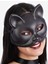 Siyah Renk Lüks Kedi Maskesi 12X13 cm 1