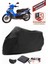 Yamaha Nouvo Motor Brandası Siyah Motorsiket Brandası Motor Örtüsü Çadır Su Geçirmez Motosiklet Kılıfı Motor Brandası 1
